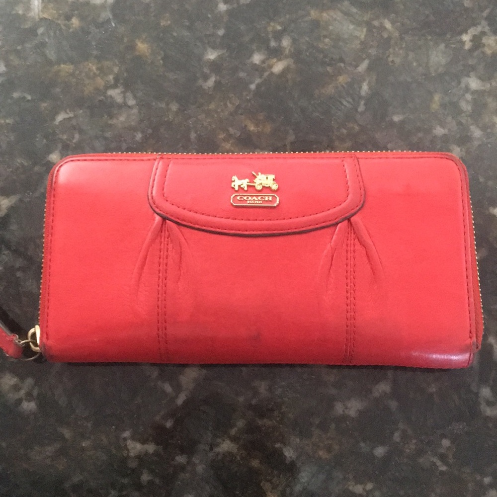 Coach Zip Around Wallet